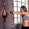 Saco de Pancada Boxe Pera PU Velocidade Bolsa Resistente Reflexo Dupla Face Boxe Esquiva Bola de Velocidade Inflável de Chão ao Teto Saco de Pancada
