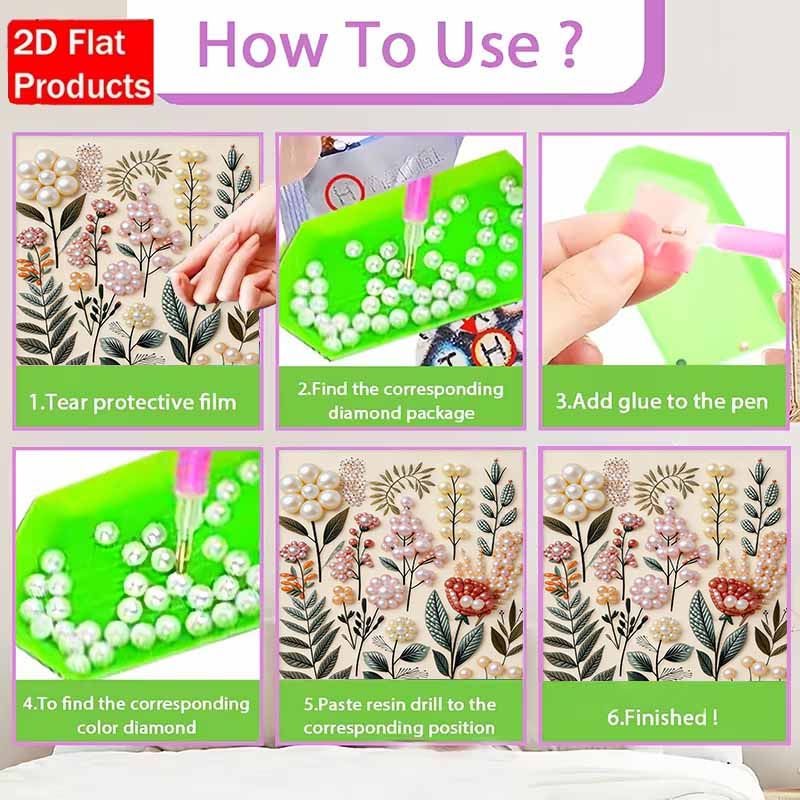 DIY Plant Pearl Diamond Art Kits Without Frame 30x40cm Gem Art Diamond Painting Kits for Adults/Beginners Gift Idea Home Wall Decor