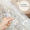 2026 Latest Models Elegant Tulip Design Anti-Privacy Window Film - Self-Adhesive, Glue-Free, Transparent Opaque Glass Sticker