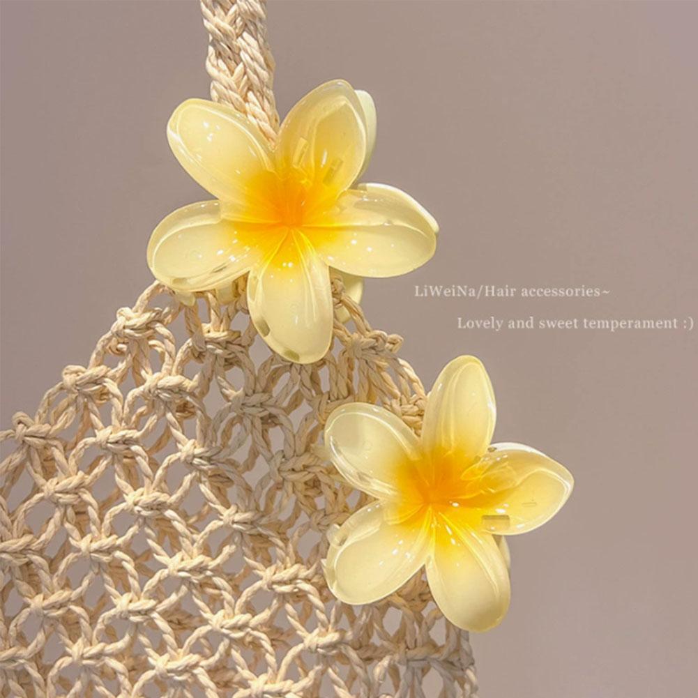Sommerblumen Haarspangen Neue Eierblume Entenschnabel Form Haarclip Haarnadel Spange Damen Strandurlaub Süßes Mädchen Haar Accessoire