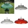 Plastic Protective Dome Cover for Hanging Birds Feeder Weatherproof Hummingbird Feeder Rain Guard Squirrel Baffle