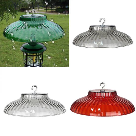Plastic Protective Dome Cover for Hanging Birds Feeder Weatherproof Hummingbird Feeder Rain Guard Squirrel Baffle for Outside