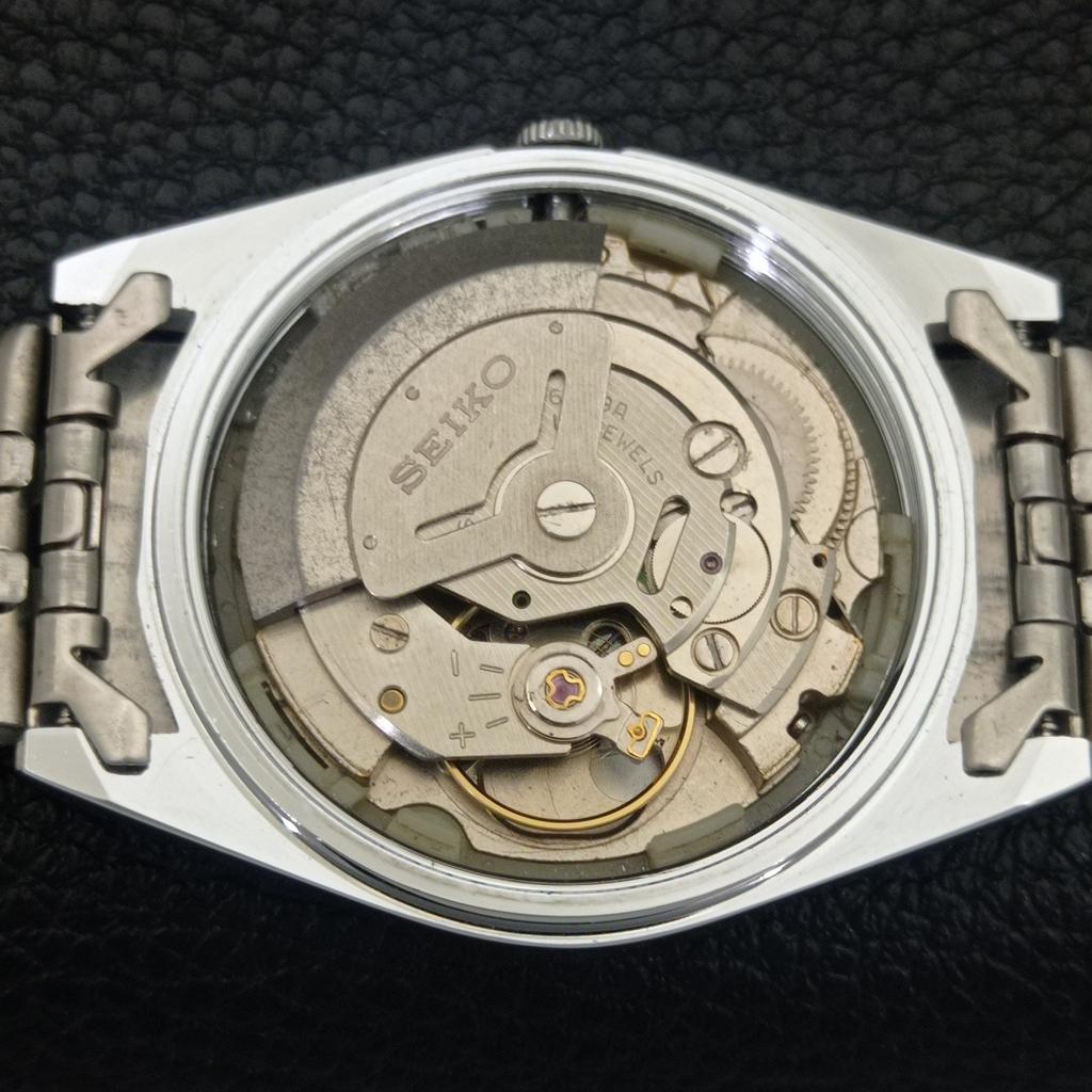 JAPAN VINTAGE REFURBISHED SEIKO 5 AUTOMATIC MENS ROMAN FIGURE WATCH a442101-4