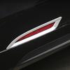 Chrome Back Foglamp Fog Light Lamp Cover Trim For Tesla Model 3 2018-2022