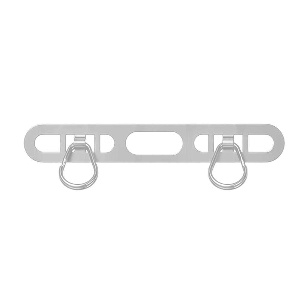1pcs Stainless Steel Mobile Phone Lanyard Patch Side Hanging Clip Double Buckle Phone Straps Gasket Metal Connect Piece for