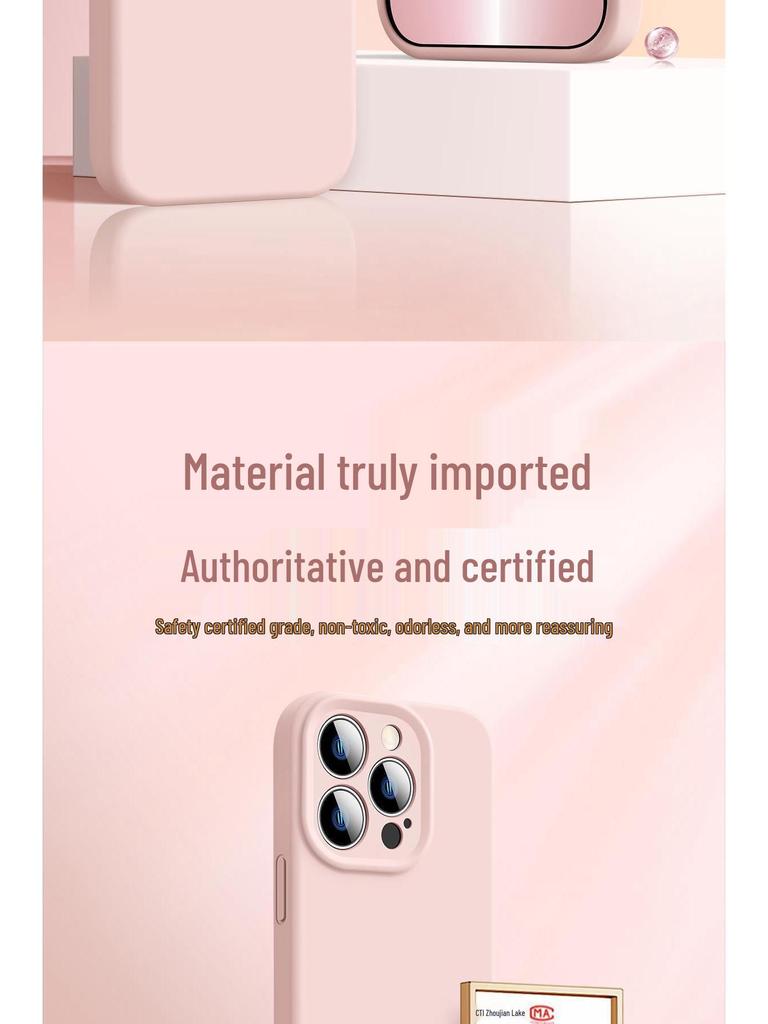 Apple Titanium Color iPhone 17 Pro Max Case, Liquid Silicone