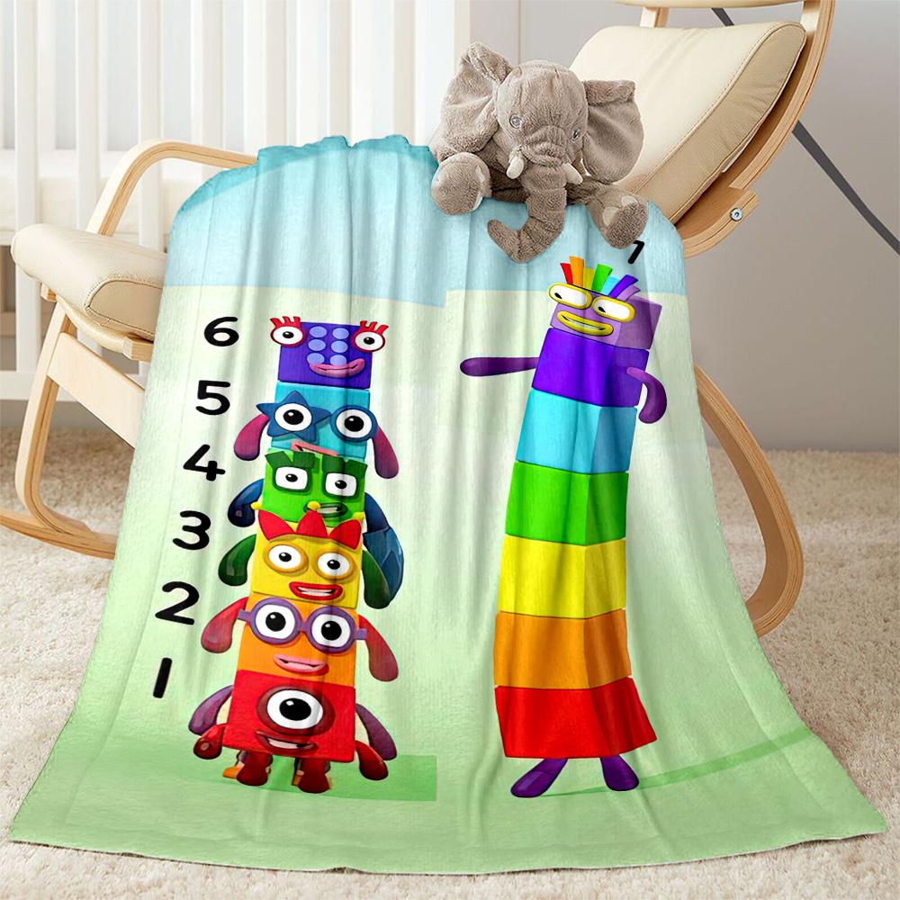 Numberblocks Blanket Soft & Cozy Suitable for Picnics Couch Bed for All Occasions Modern Style Best Holiday Gift for Friends Family