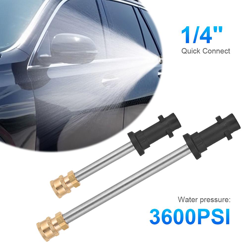 17/41CM Extension Wand for High Pressure Wash Gun Extension Lance Wand 1/4 Quick Connector Extender Rod for Karcher K2-K7 Series