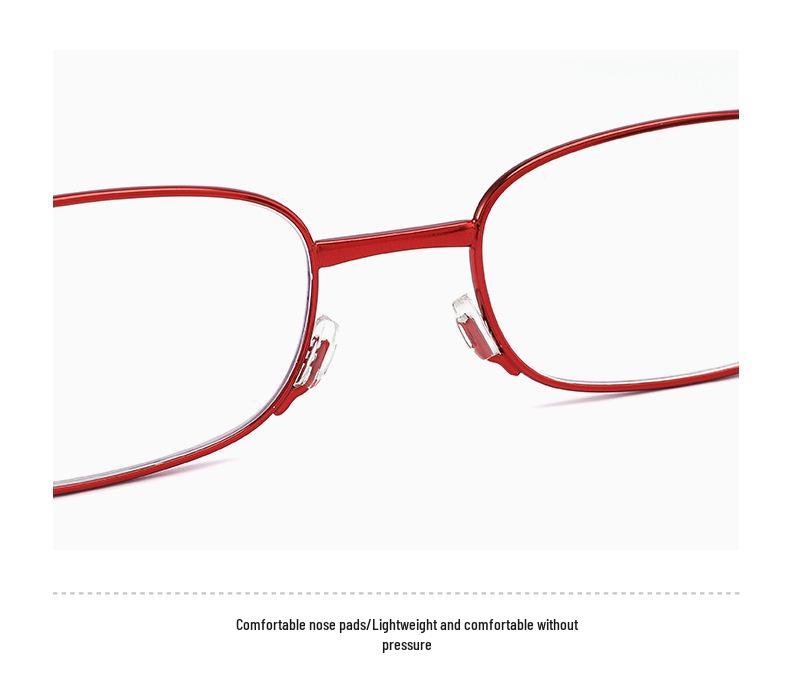 Ultralight Anti-Blue Light HD Reading Glasses for Men & Women, Portable & Ultrathin, Ideal for Middle-Aged & Elderly.