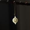 Auspicious Fluorite Cloud Luminous Handle Pot Pendant