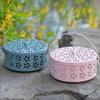 Wrought Iron Mosquito Coil Holder & Fireproof Incense Burner with Lid