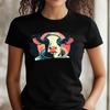 T-Shirt Frauen Kuh als Astronaut Motiv Baumwolle Größe XS bis 3XLWird in neuem Fenster oder Tab geöffnet