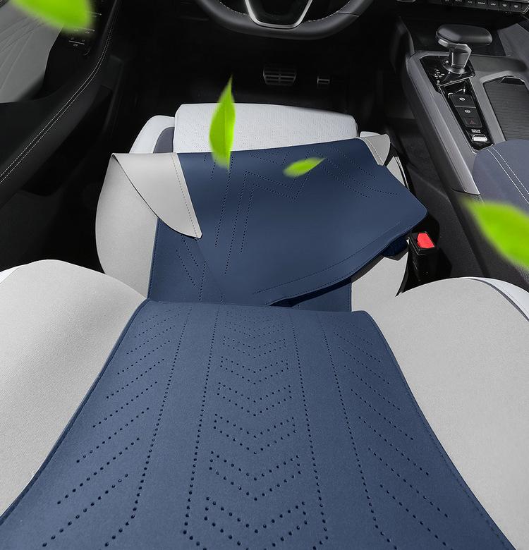 Geely Xingrui Suede Saddle Pad: Skin-Friendly, All-Season Semi-Enclosed Car Seat Cushion