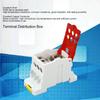 Red and Biue Rail Distribution Box 690V 160A Fine Insulation Power Wire Connector PA66 Retardant Junction Box Industrial Use