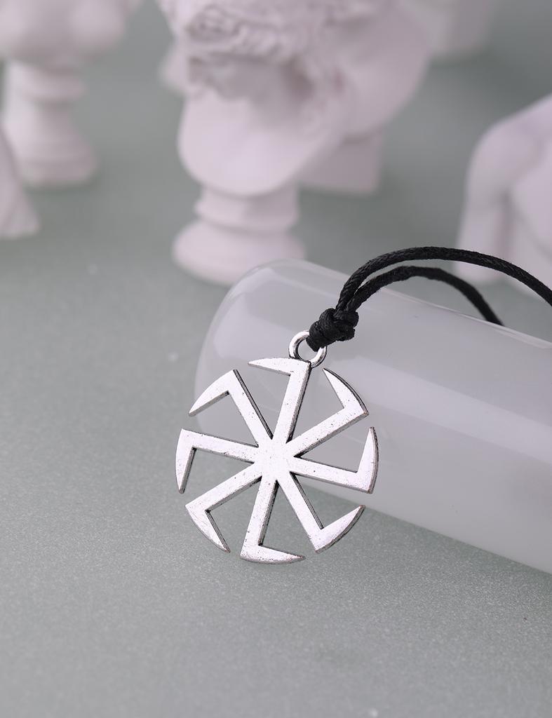 Ähnlich wie tolle slawische Kolovrat Halskette für Männer Heidnischer Sonnenrad Talisman Amulett Gliederkette Anhänger Religiöser Schmuck