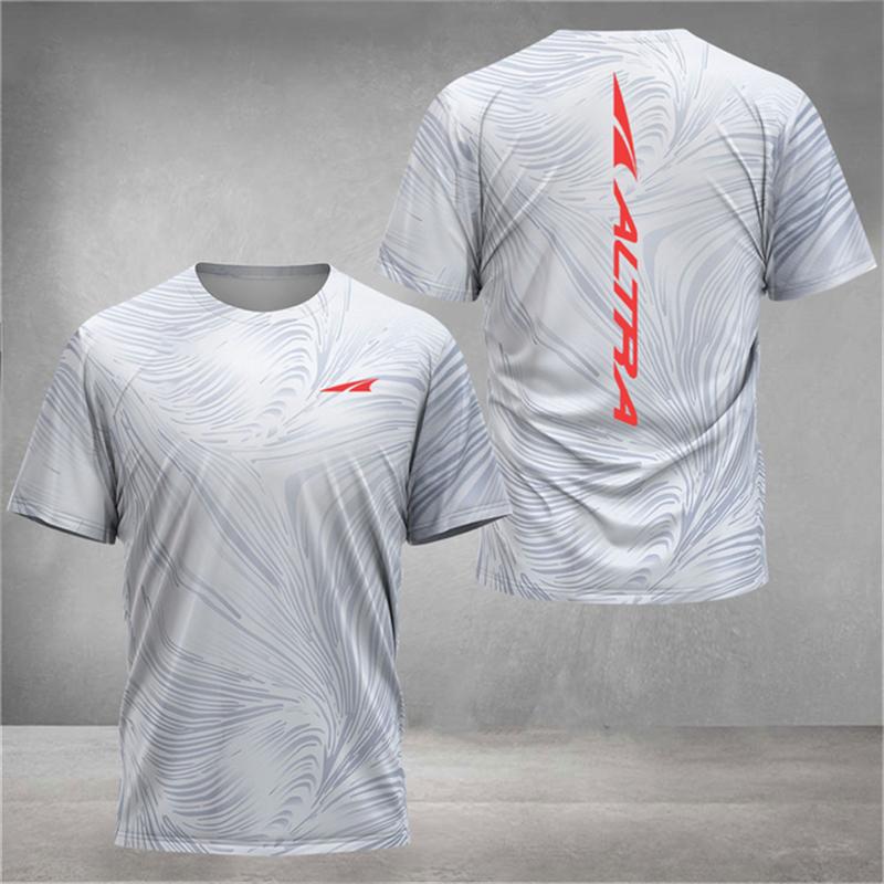 Men's T-shirt Fast Drying Badminton Training Clothes Table Tennis Clothes Printed Running Tees Unisex Breathable Sportswear Tops