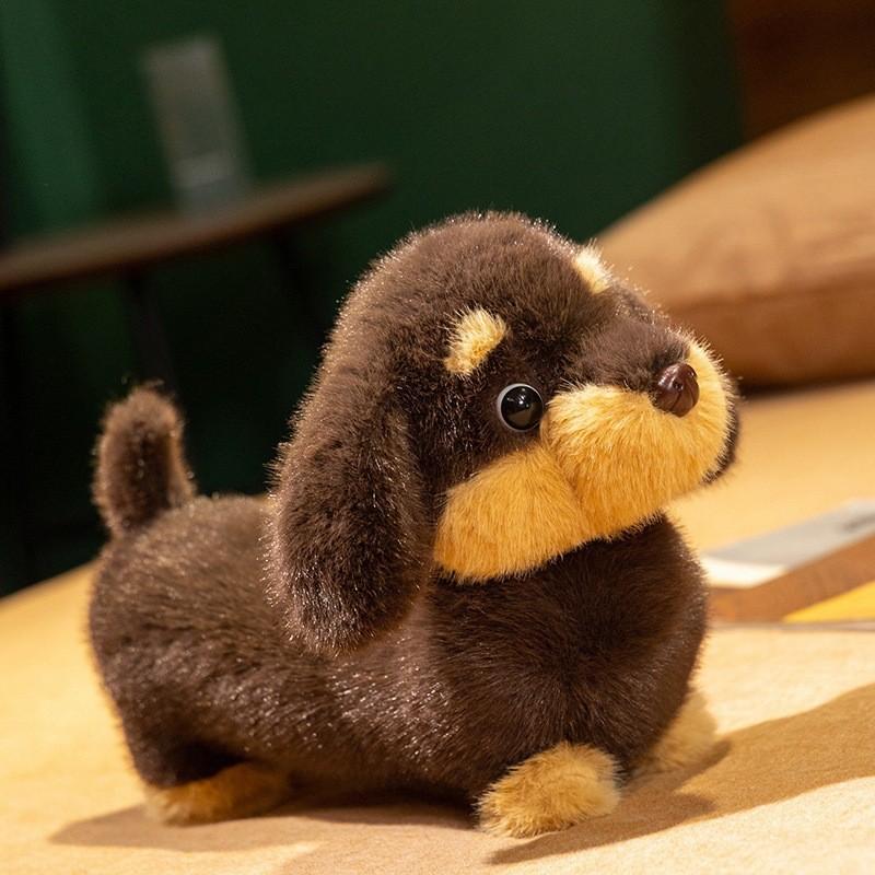 Cute Animal Plush Doll With Short Pile Fabric For Girls Sleep Pillow And Decor