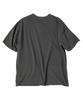 TRAVEL Glory Remains Pigment Henley Neck Short Sleeve Tee Black Charcoal
