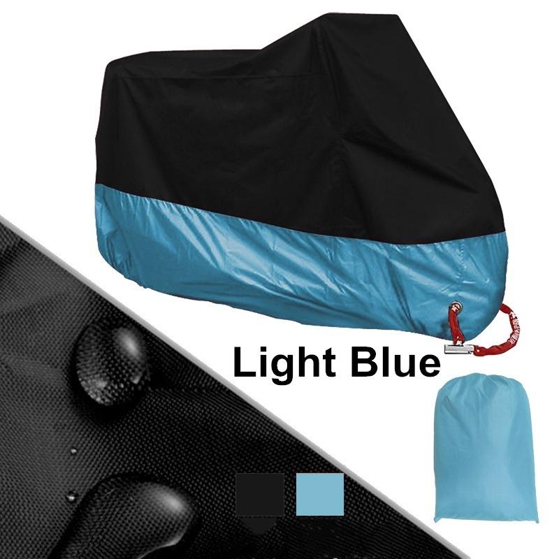190T Motorcycle Cover Waterproof Outdoor Snowproof