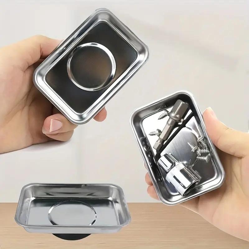 1 Stück Magnetische Schale Quadratische Magnetische Teile Schale Schraubenschale Für Automobil Muttern Bolzen Schrauben Teile Saugfähige Aufbewahrungswerkzeuge