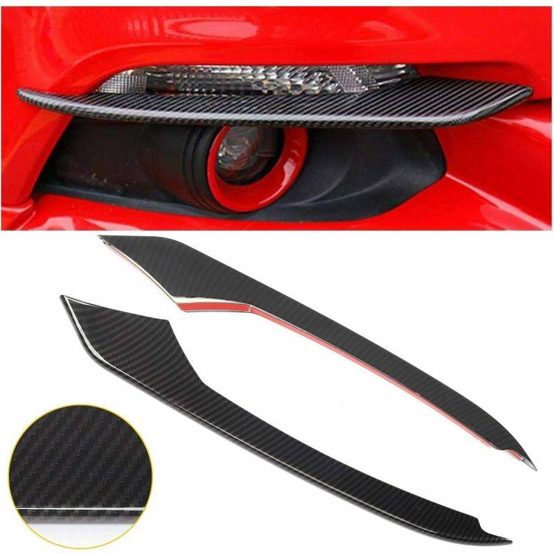 

Передняя противотуманная фара из углеродного волокна, лампа для бровей, накладка для Ford Mustang 2015-2017