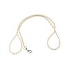 Imitation Pearls Beaded Dog Leash 120cm Pet Training Lead Leashes Pearls Dog Harness Leash  Pet