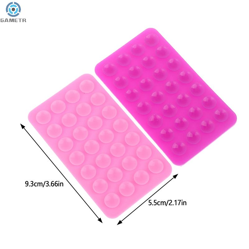 Silicone World Square Silicone Mobile Phone Fixing Suction Cup Car Mounted Bracket Phone Case Universal Anti Slip Suction Cup