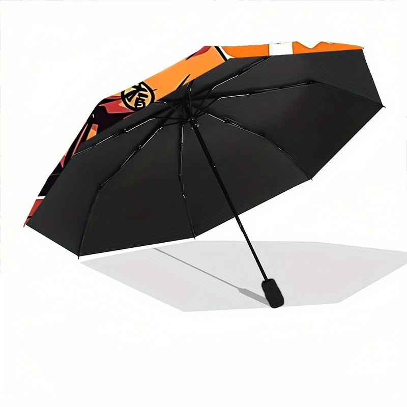 Goku Saiyan Automatic Open Umbrella Compact Foldable Design, Durable Fabric for Casual Birthdays, Christmas s a0820058