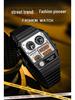 Sanda Waterproof Multifunctional Sports Watch with Temperature Alarm & Fashionable Design
