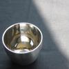 Nagao Tsubame-Sanjo Sake Cup Pair Set, Sakura Steel, Diameter 6cm X Height 5cm, 18-8 Stainless Steel Double-Walled Construction, Made In Japan