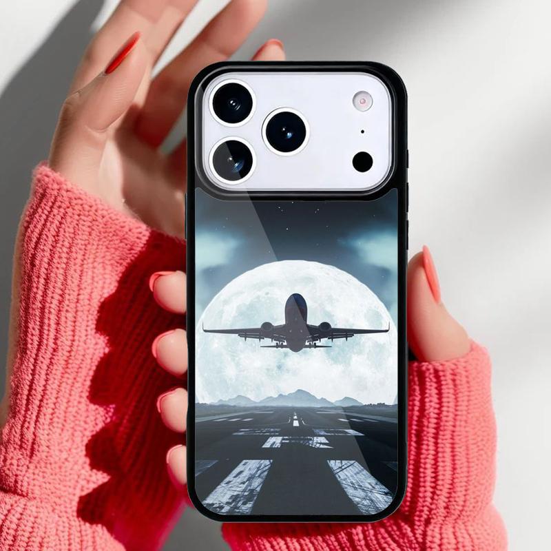 Airplane Plane Aircraft Phone Case for iPhone 17 16 15 14 13 Pro Max Back Cover for 12 11 Pro Coque