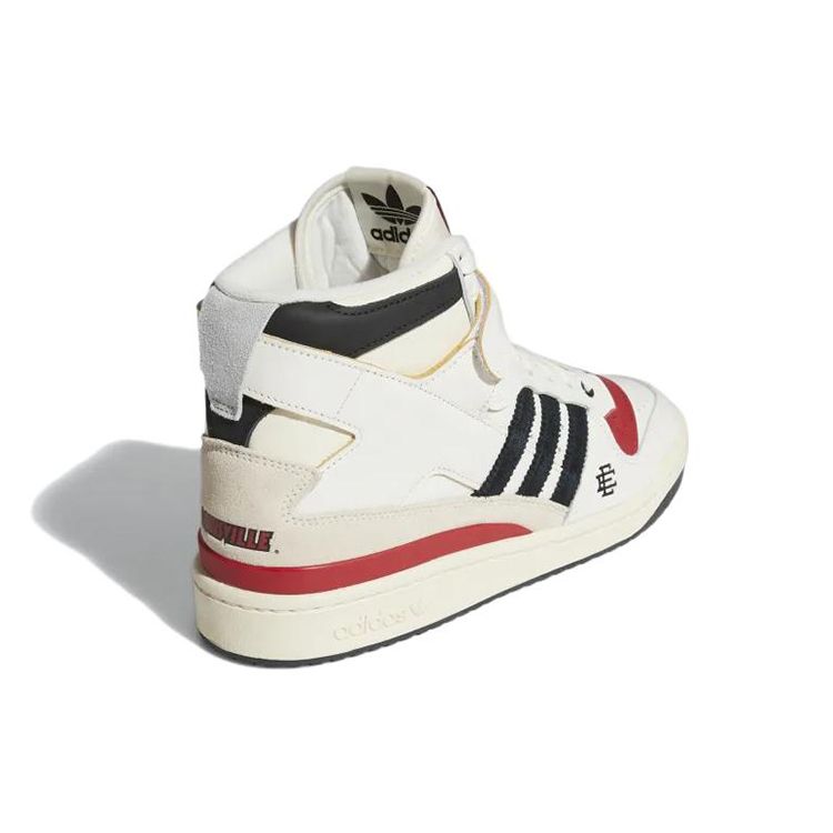 Adidas Eric Emanuel X Midnight Madness X Forum 84 High Louisville Cardinals Men Sneakers White Cloud-White Core-Black GW7792