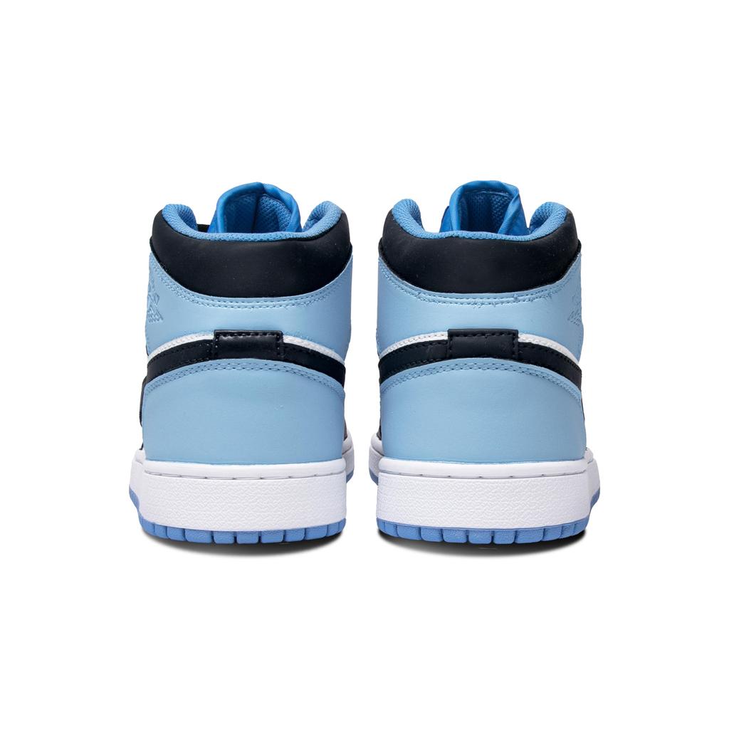 Jordan Air Jordan 1 All Star Leather Abrasion Resistant Mid top Vintage Basketball Shoes Unisex Blue Black White FZ2142-114(Team1291-)