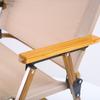 Portable Folding Reclining Chair Camping Beach Seat with Steel Frame Outdoor Fishing Picnic Lightweight Foldable Stool