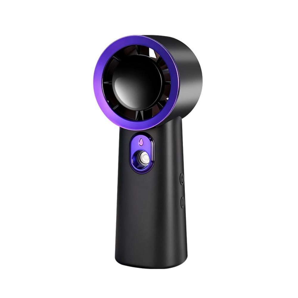 High-Speed Water Spray Mist Fan 3-Speed Wind Cooling Atomizing Hydrating Fan Outdoor чёрный