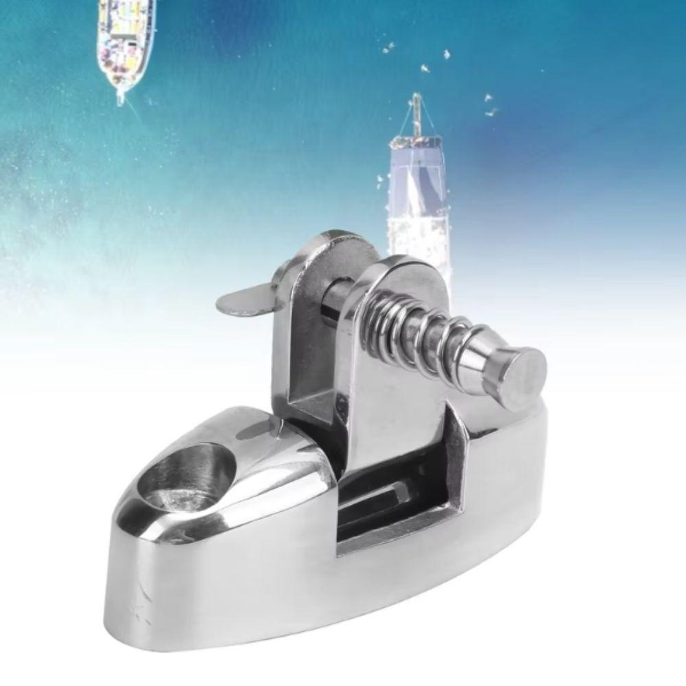 Heavy Duty Deck Hinge Mirror Polish Canopy Awning Hardware Universal Bimini Top Hardware Pontoon