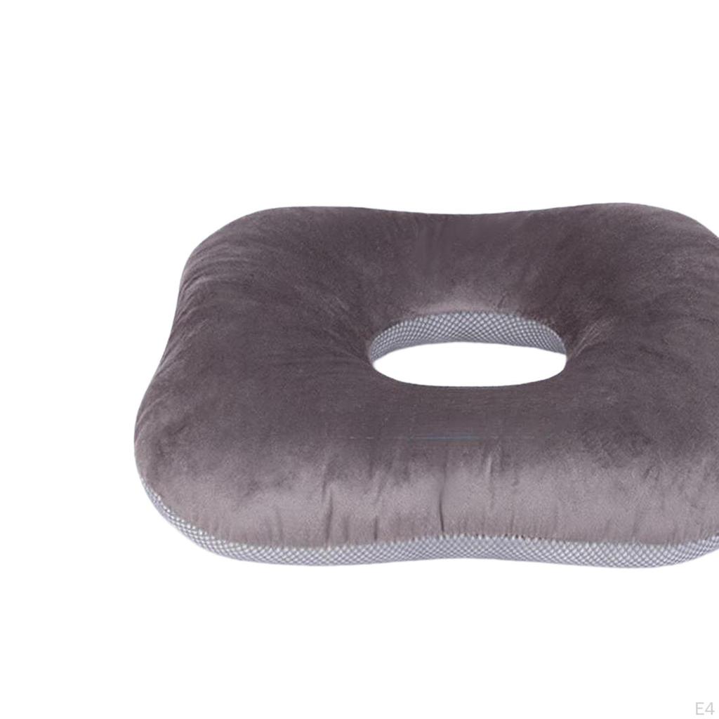 Bed Sore Cushion Donut Pillow Comfort Seat for Long Travel Office Home Sofa