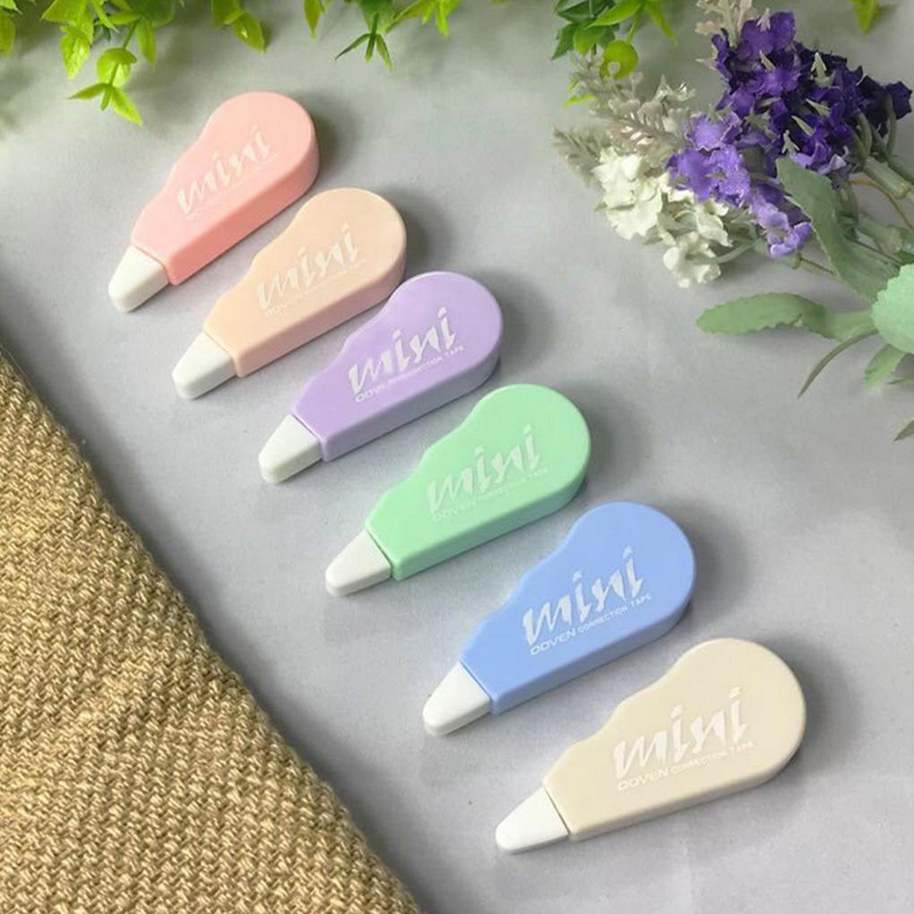 6pcs Correction Tapes School Students Correction Tapes Portable Study Stati