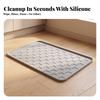 Easy to Wash Silicone Pet Feeding Mat Dishwasher Safe Food with Raised