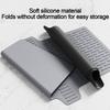 Silicone Sink Saddle Mat Kitchen Sink Protector Divider Mat Heat Resistant Pad Silicone Faucet Mat Drainage Pad Wash Basin Pad