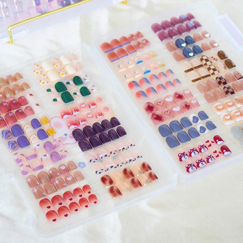 Pojemne pyłoszczelne pudełko do przechowywania lakierów do paznokci