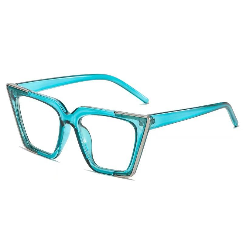 Cat Eye Glasses Stylish Luxury Optical Eyewear Blue Light Blocking Glasses Trendy Designer Square Glasses For Travel Stage