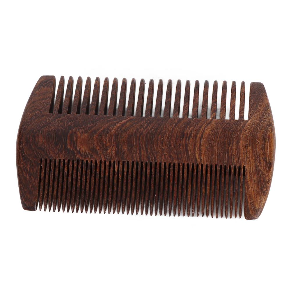 Double Sided Lice Comb Wide Fine Teeth Remove Louse Prevent Static Wooden Beard Mustache Comb