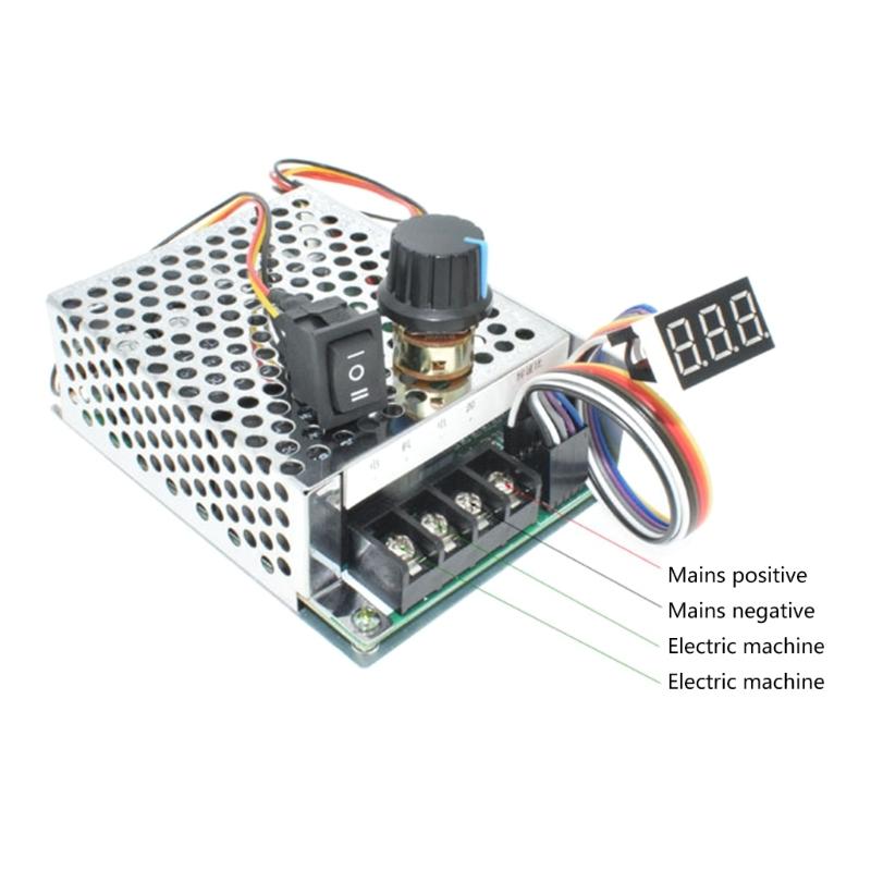 Speed Controller for Brushed Motor LCD Display Motor Regulator Adjustable Motor Controller Conveniently Change Settings