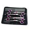 Pet Grooming Curved Scissors Set - Professional Dog Hair Trimming Tool