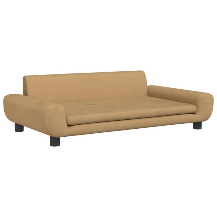 VidaXL Canapé pour enfants marron 100x54x33 cm velours, mini canapé, mini canapé-chaise, mini canapé pour enfants, canapé de 3196384