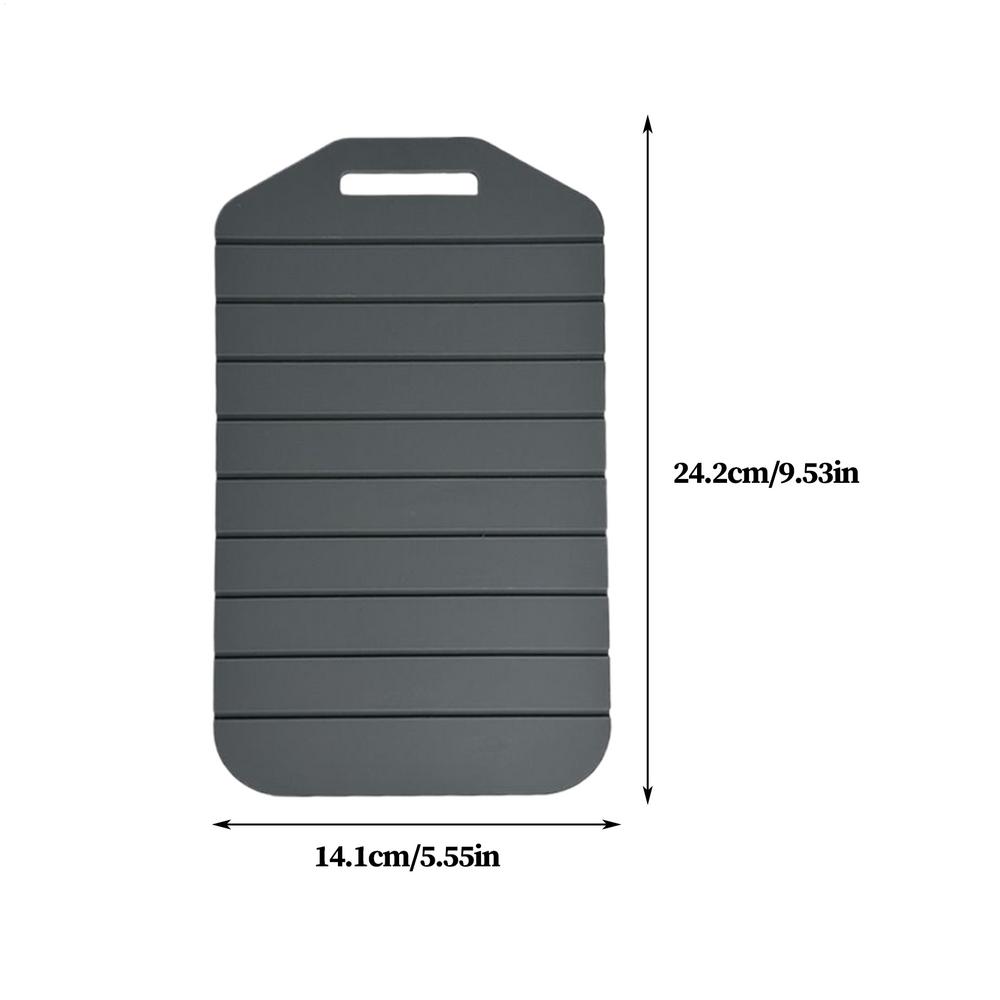 Silicone Folding Cutting Board Portable Chopping Mat Double-Sided Camping Picnic Chopping Block Mat Kitchen Cooking Tool