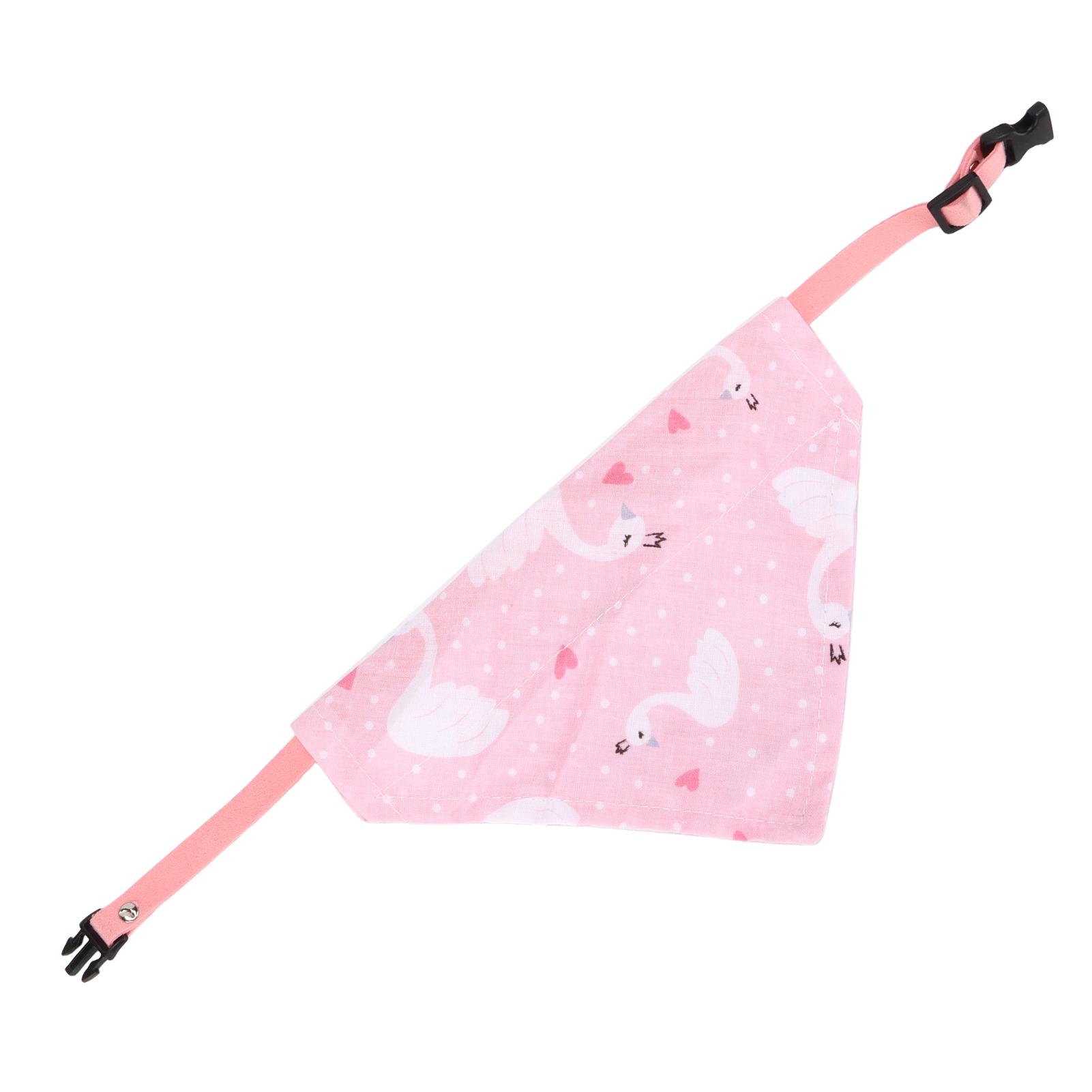

Pet Saliva Towel Adjustable Buckle Neckband Triangle Scarf Pet Bib Kerchief for Dogs XS