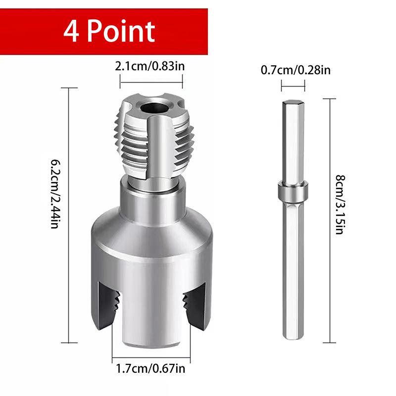 

1/2PC Electric Drill Compatible Pvc Pipe Threader Kit DN15 DN20 Pipe Pvc Pipe Thread Cutting Tool Pprppe Pipe Thread CuttingTool