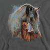 Twin Peaks Unisex Adult Wild Wings Horse Sweatshirt
